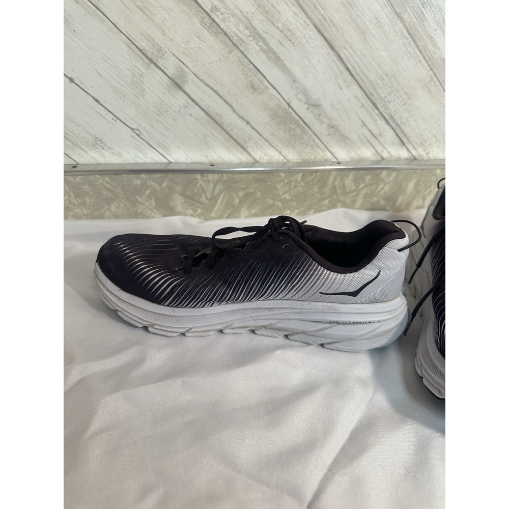 Hoka One HOKA Rincon 3 Wide Size 8.5 M 2E Black White Womens Running - Picture 6 of 13